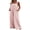Pink, variant on FOCUSNORM Women's Summer Wide Leg Jumpsuit Plus Size Romper Dressy Elegant Casual Loose Outfits Overall