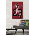 thumbnail image 2 of Michael Jordan - Jersey Wall Poster, 22.375" x 34", Framed, 2 of 3