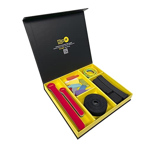 Kit RX de administración de cables por Wrap-It Storage - Surtido de so