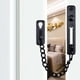 thumbnail image 4 of 1 Uds. Cerradura de cadena para puerta, protector de puerta de cadena con cerradura de resorte antirrobo, acero inoxidable negro mate ER, 4 of 5