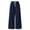 Navy, variant on SDNall Girls Wide-leg Sweatpants, Toddler Solid Color Loose Fit Casual Trousers with Side Pockets, Fall Winter Daily School Activewear Long Pants 5-15 Years