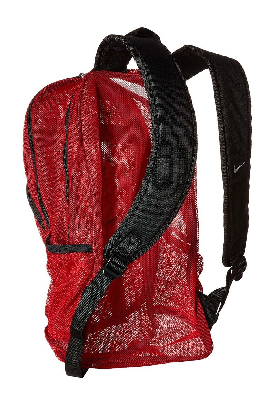 red nike mesh backpack
