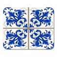 thumbnail image 1 of JSDART Tapis de Souris Traditionnel Portugais Bleu et Blanc Azulejo 9x10 Pouces, 1 of 1