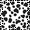 Cow Spots, variant on Yayeee Table Runner 70 inches Long Home Kitchen Dinning Party Decoration, Stripes Pattern