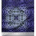 thumbnail image 1 of Soimoi Moss Georgette Fabric Leopard Animal Skin Print Sewing Fabric Yard 42 Inch Wide, 1 of 3