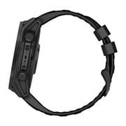 Garmin Tactix 8 51mm Solar Edition GPS Smartwatch (Black) with Screen Protectors and Charging Stand Bundle