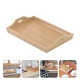 thumbnail image 3 of 1:12 Scale Dollhouse Miniature Square Wooden Serving Trays for Crafts and Dollhouse Accessories, 3 of 6