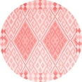 thumbnail image 1 of Ahgly Company Indoor Round Southwestern Red Country Area Rugs, 8' Round, 1 of 4