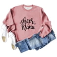 thumbnail image 4 of NinXxx Women's Casual Print Hooded Pullover with Pocket Sweatshirt Pink S, 4 of 4