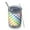 Pastel Color Checkered, variant on 12oz Tumblers Gradient Color Checkered Pattern Vacuum Insulated Stainless Steel Travel Tumbler Cups Mug with Lid and Straw for Beer,Coffee,Beverages with Cleaning Brush for Cold & Hot Drinks