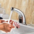 thumbnail image 1 of Grifo automático infrarrojo sin contacto para lavabo de cocina y baño, grifo para lavarse las manos Vhermosa WLJ-5051, 1 of 5
