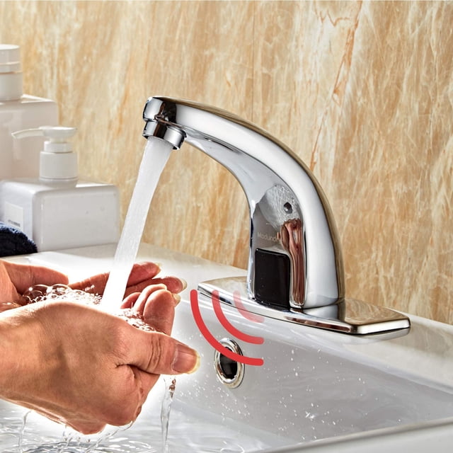 Grifo automático infrarrojo sin contacto para lavabo de cocina y baño, grifo para lavarse las manos Vhermosa WLJ-5051