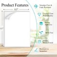 thumbnail image 2 of duomi-Full Sheet Labels 8.5” x 11” Shipping Address Labels, Printable White Sticker Paper for Laser & Inkjet Printers Self-Adhesive Label [100 Sheets], 2 of 4