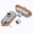 thumbnail image 3 of Luz de marcador lateral de coche compatible con Golf Jetta Mk4 99-05 Passa, 3 of 5