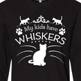 thumbnail image 4 of Inktastic My Kids Have Whiskers- Cat Family Pets Long Sleeve T-Shirt, 4 of 5