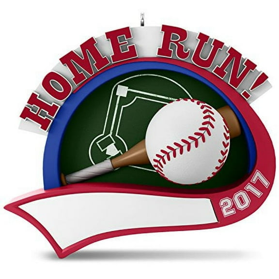 Hallmark Keepsake 2017 Baseball Star Personalization Dated Christmas Ornament