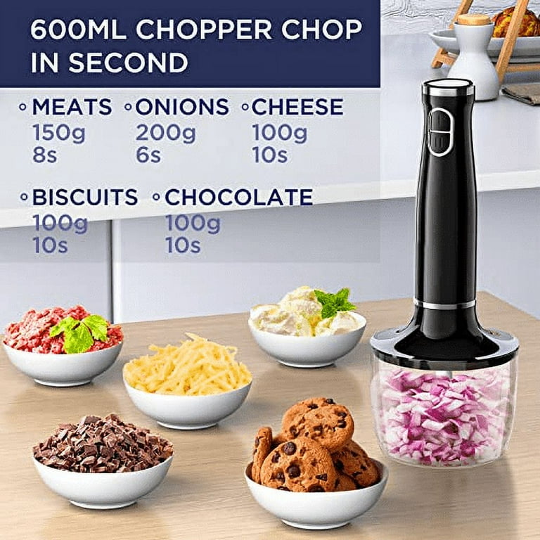 2 Speed Hand Blender w/Chopping Bowl