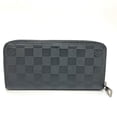 thumbnail image 2 of Pre-Owned LOUIS VUITTON M63548 Damier Infini Zippy Wallet Vertical, Men's Black... (Good), 2 of 15