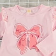 thumbnail image 4 of Zshosam Teens Tops Long Sleeve Girls Cute Shirts Lace Embroidered Long Sleeve Tops Fall Fashion Knit Crewneck Blouses Size 4T 5T,(Pink 4-5 Years), 4 of 4