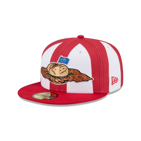 Men's-New Era  Red Fort Wayne TinCaps Theme Nights 59FIFTY Fitted Hat