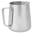 thumbnail image 3 of Fabricación de arte del café, jarra de leche de acero inoxidable, taza para espumar leche, jarra para espumar magistralmente creada, 3 of 8