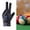 Black Gray, variant on kesoto 3 Finger Billiard Glove Pool Cue Glove for Women Men Pool Cue Wear Resistant Breathable Adjustable Nonslip Elastic Glove Black Blue