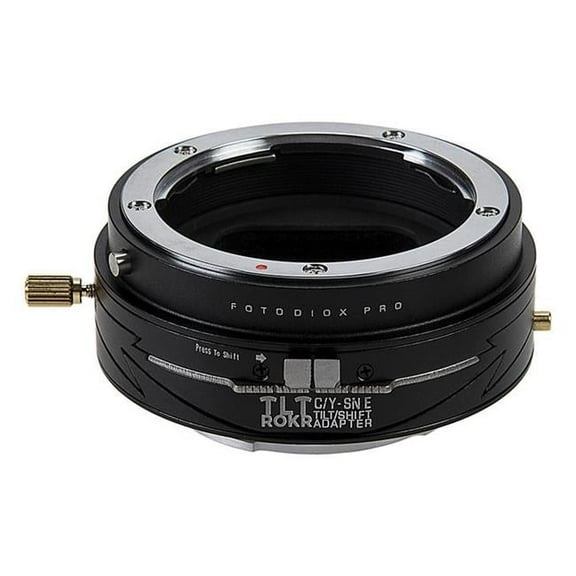 Fotodiox CY-SnyE-TLTROKR Tilt & Shift Lens Mount Adapter for Sony Alpha Camera Body