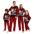 thumbnail image 1 of Conjunto de pijamas navideños familiares 2025 Conjunto de ropa a juego para madre, padre e hijos Disfraces de Año Nuevo para mamá y yo Pijamas de ciervo, 1 of 5