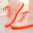 thumbnail image 5 of Botas de lluvia cortas para mujer,Botas de lluvia cortas Zapatos de lluvia transparentes Botas de lluvia cortas Rendimiento inigualable, 5 of 5