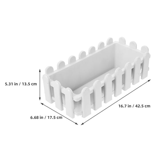 LEXSOMEO Balcony Vegetable Planter Windowsill Planter Box Window Box Planter Decorative Bonsai Planter