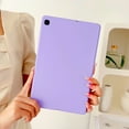 thumbnail image 5 of for Samsung Galaxy Tab A7 10.4" 2020 SM-T500 / SM-T505 Frosted Case, Slim Fit Lightweight Design Matte TPU Rubber Soft Skin Silicone Shockproof Protective Back Case Cover - Purple, 5 of 7