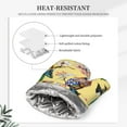thumbnail image 5 of Disketp Beautiful Bright Birds And Flowers Oven Mitts And Potholders Bbq Gloves-Oven Mitts And Pot Holders With Recycled Infill Silicone Non-Slip Cooking Gloves For Cooking Baking Grilling, 5 of 9