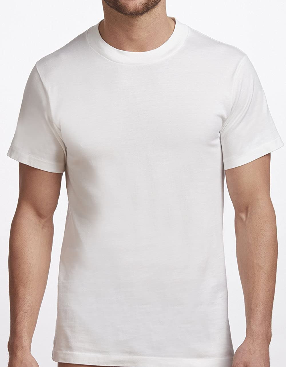 Stanfield's Men's 2 Pack Premium Cotton Crew Neck Undershirt