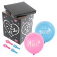thumbnail image 1 of 1 Set of Gender Reveal Party Box Gender Reveal Balloons Box Paper Balloons Box for Baby Shower, 1 of 4