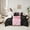 Black Pink, variant on Feelyou Diamond Love Heart Bedding Comforter Set 7pcs, Fashion Lips Queen Bedding Sets
