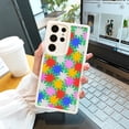 thumbnail image 3 of "Mejora el aspecto de tu iPhone: funda para teléfono plateada mate con estampado de dibujos animados vibrantes", 3 of 4