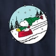 thumbnail image 3 of Peanuts - Snoopy Woodstock Sled - Toddler & Youth Crewneck Fleece Sweatshirt, 3 of 6
