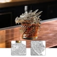 thumbnail image 1 of Decantador de whisky con forma de cabeza de dragón, decantador de vino, vaso vacío transparente de 320 ml, regalo para hombres, papás y esposos,, 1 of 8