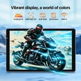 thumbnail image 2 of 10 Inch Tablet, Android 14 Tablets, 4(2+2) GB RAM, 32GB ROM, 1280x800 IPS, Quad Core CPU, WiFi 6, 6000mAh Battery, Purple, 2 of 9