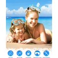 thumbnail image 5 of Gafas de natación para niños adultos, gafas de natación antivaho con cubierta para la nariz, máscara de buceo transparente sin fugas, vista amplia de 180, hombres, mujeres, jóvenes, niños y, 5 of 5