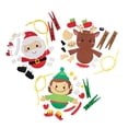 thumbnail image 2 of Fun Express Christmas Character Clothespin Ornament Craft Kit - Makes 12, Christmas, Craft Kits, 12 Pieces, 2 of 3