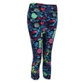 thumbnail image 1 of para mujer Pantalones deportivos elásticos de tiro medio de 3/4 de longitud Patrones L Jinwen polainas capri mujer, 1 of 8