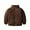 Coffee, variant on Elabch Toddler Girls Winter Coat Jacket Boys Puffer Coat Zip Snow Coat Thick Waterproof Solid Puffer Padded Jacket Winter Down Coats for Kids on Clearance, Sizes 3-13Y