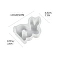 thumbnail image 3 of Pompotops Easter Rabbit Silicone Candle Moulds, Easter Bunny Baking Mould, Easter Bunny Silicone Mould For Plaster, Soy Wax Candles Moulds, 3 of 4