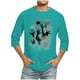 thumbnail image 1 of Camisas de Manga Larga para Hombres Imprimir Casual Cuello Redondo Blusa de Manga Corta, Camisas de Lino para Hombres, 1 of 4