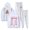 White, variant on Alexandra Kay Cupid's a Cowgirl Tour Hoodie Jogger Pants Men Women Two Piece Set Sweatshirt Sweatpants
