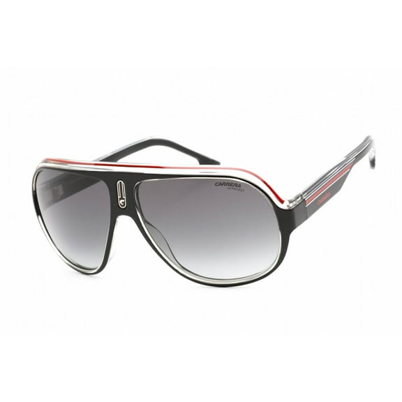 Carrera CA Speedway/N Plastic Unisex Aviator Sunglasses Black Crystal 63mm Adult