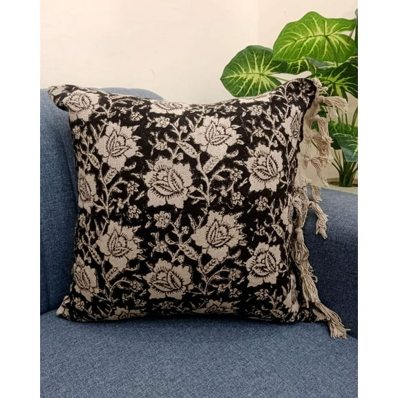 A And E Textiles House Pillow Cover Cushion cover All Size and Sofa Throw Home Decor Handmade Pillow Cover Indian | Modern Pillow Handblock print Handmade Throw