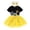 Black, variant on Baby Girls One 1st Birthday Outfit Bee Sunflower Romper Tulle Tutu Skirt Sequin Bow Party Clothes Set