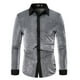 thumbnail image 1 of pstuiky camisa de manga larga para hombre, Camiseta deportiva informal de manga larga con solapa para hombre Tops de talla grande para hombre m, 1 of 6